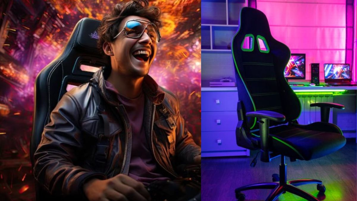 Gaming chair best sale used by carryminati